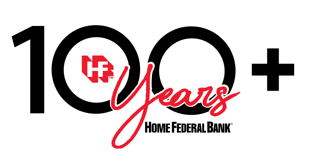 Over 100 Years Home Federal Bank Logo